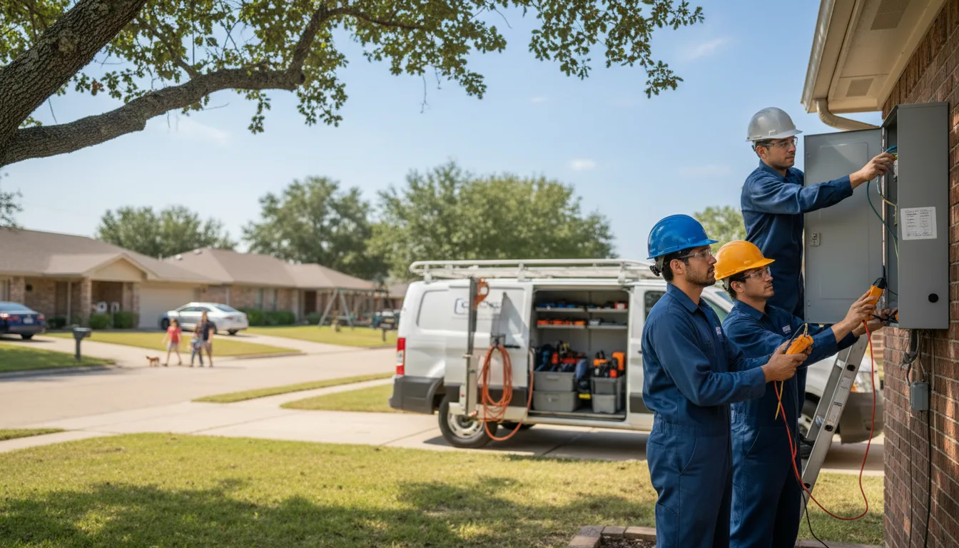 Certified electrician providing emergency electrical services in Macon, IL
